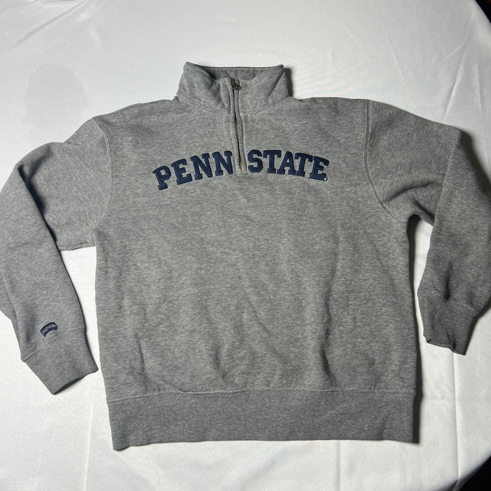Jansport Penn State Quarter Zip Sweatshirt‎ Gray Size Medium